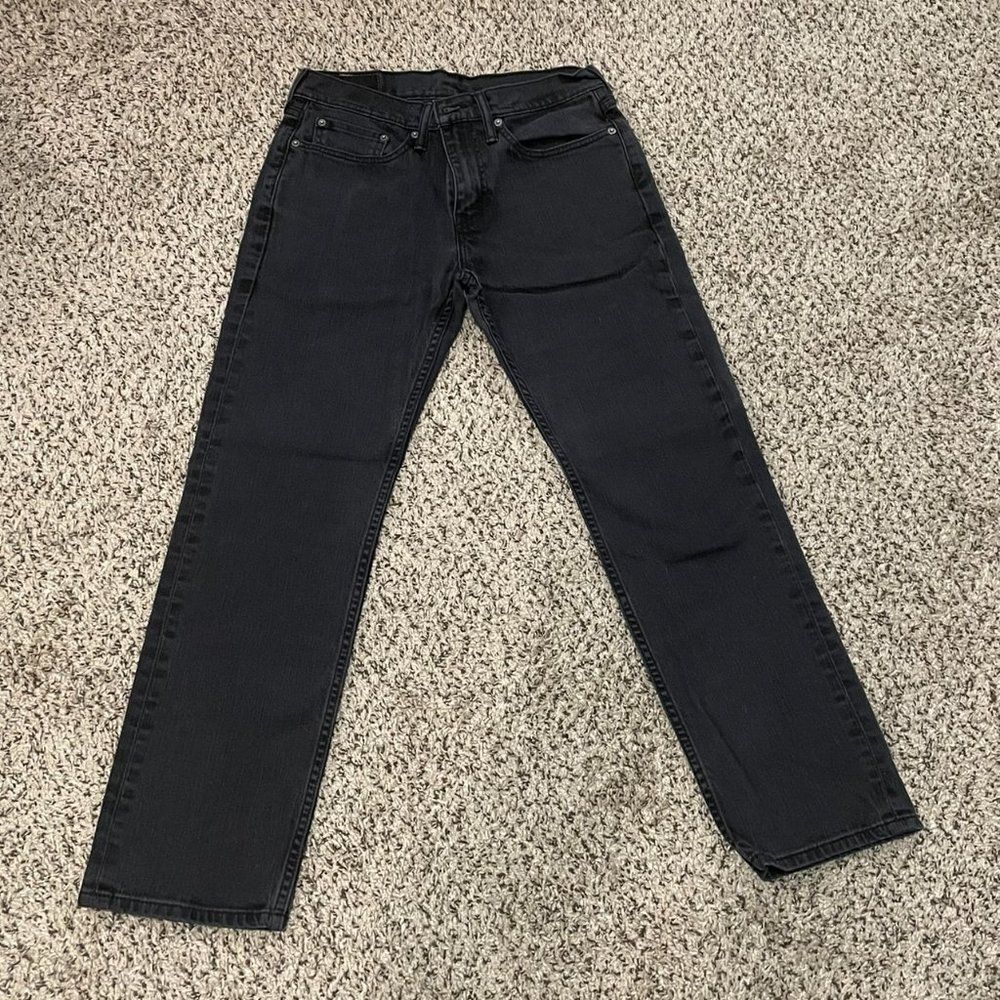 Levi's 514 Black Straight Leg Jean 31x30